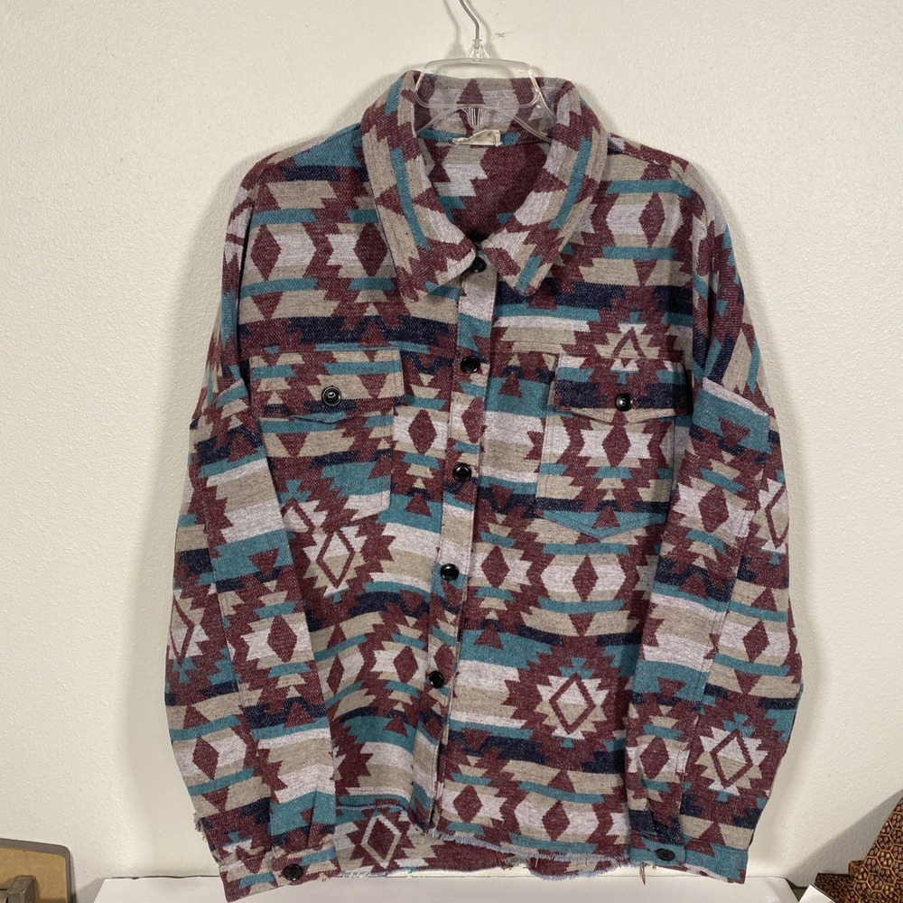 143 Story Aztec Jacket Women's Large V1